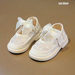 Giày sandal bé gái 0-2 tuổi nơ xinh xắn - BB40